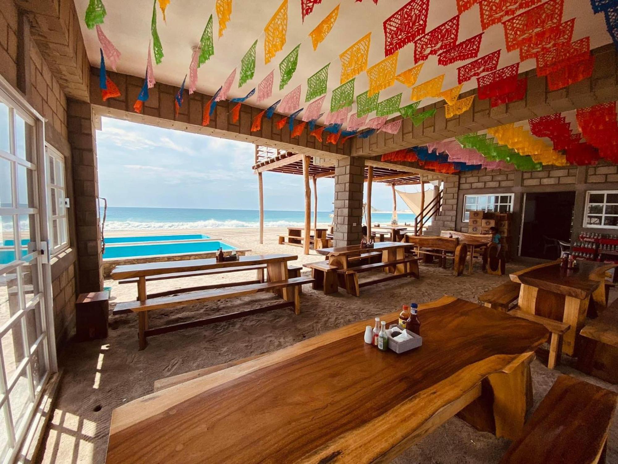 Sal Marina Restaurante Y Cabanas Salina Cruz Exterior foto